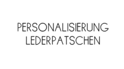 Personalisierung Lederpatschen