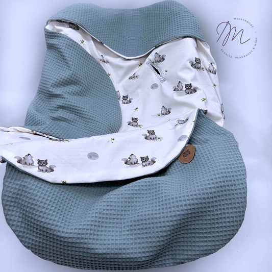 Einschlagdecke Babyschale Frühling/Sommer – handgemacht & personalisierbar