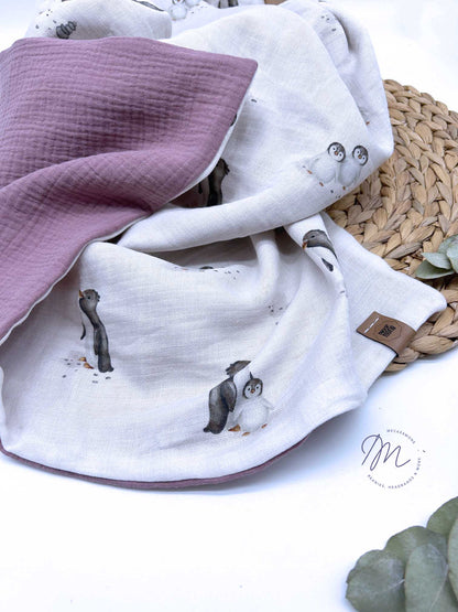 Personalisierte Musselin Babydecke – handgemacht & perfekt für den Sommer